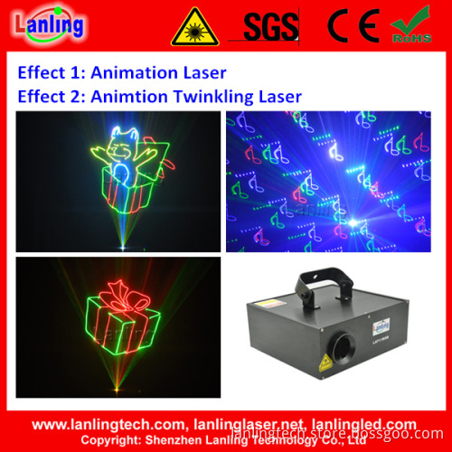 New Multi Effects Animation Twinkling Laser Light Disco Light